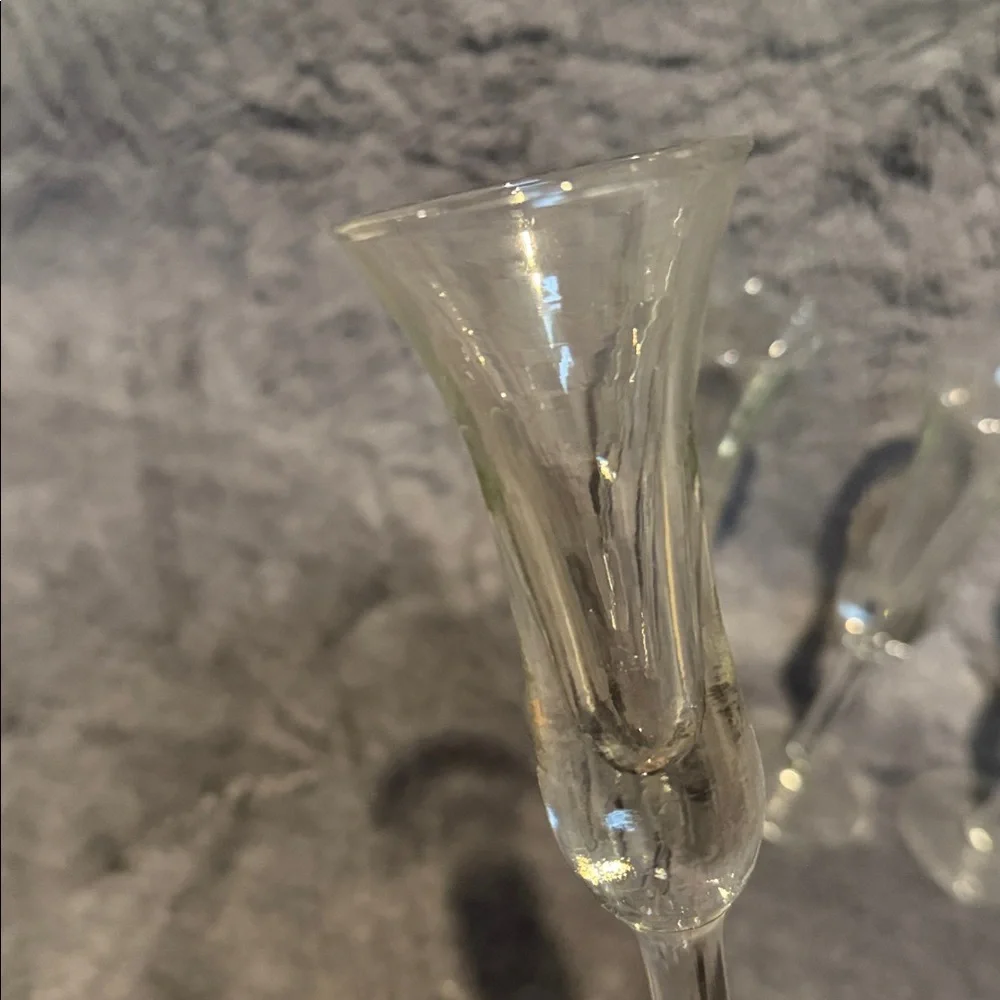 Holmegaard Aperitif Cordial Glasses 6” Set of 4 Vintage MCM 60s or 70s EUC